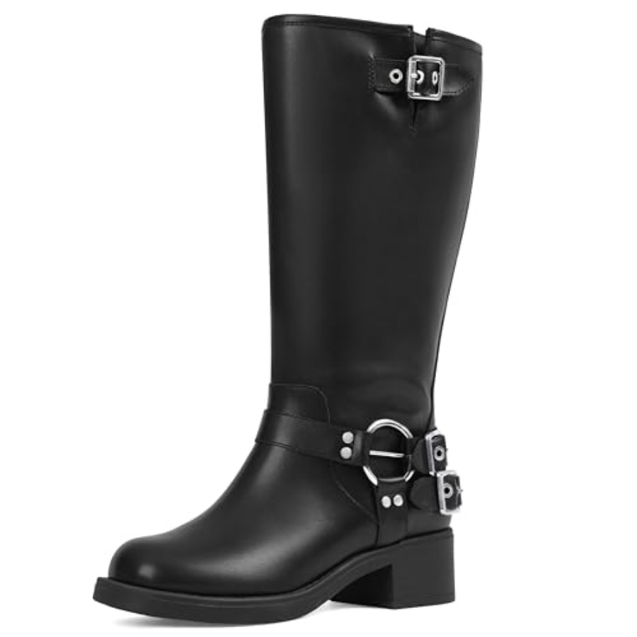 Vintage Y2K - AMINUGAL Wide Calf Knee High Boots