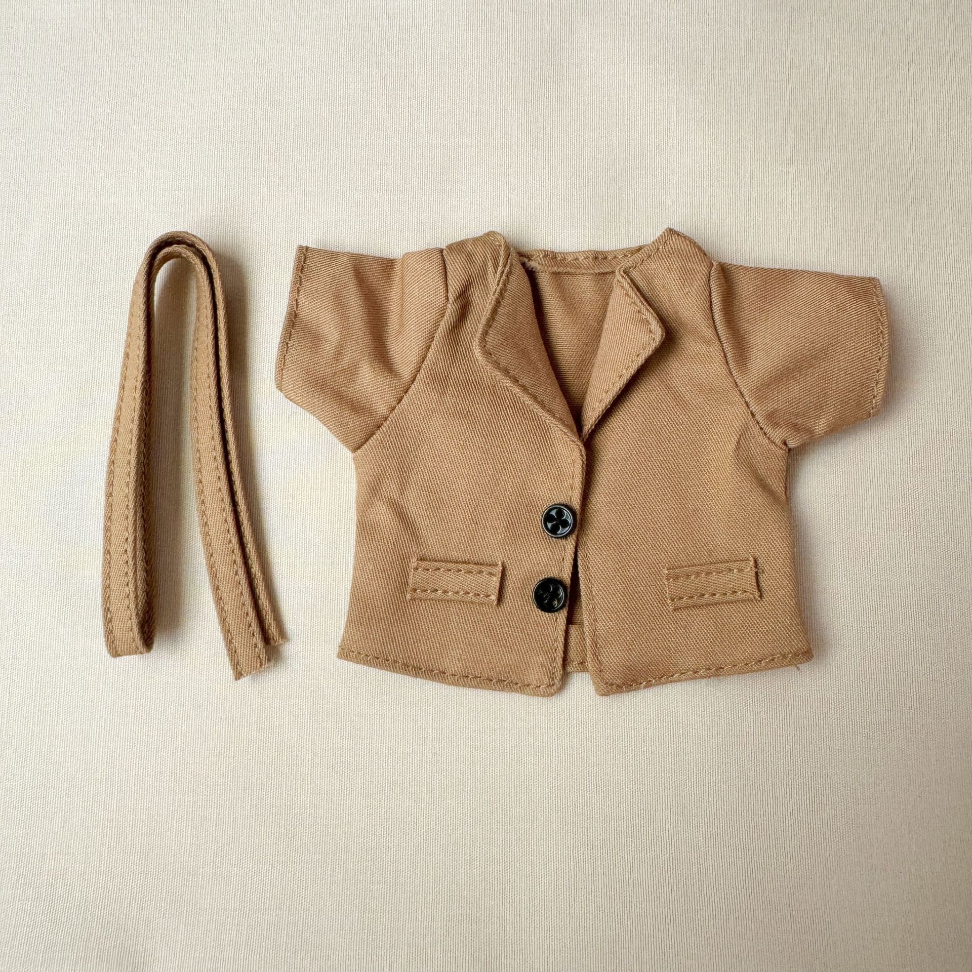 Vintage Trench Coat - New Labubu Vintage Trench Coat 17cm