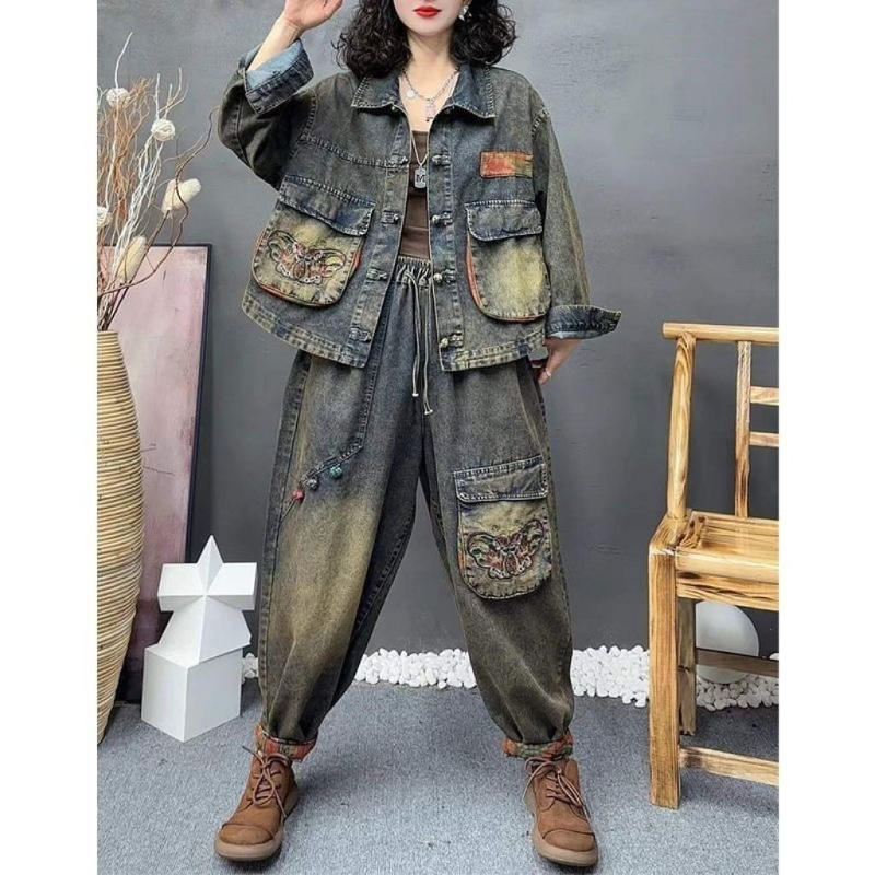 Vintage Fashion In 2025 - Retro Fashion Embroidered Cowboy Sets for