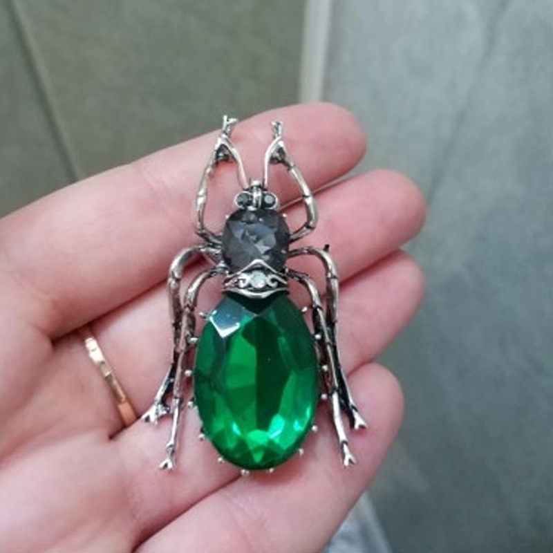 Vintage Fashion Bug - Crystal Beetle Brooches for Women Fashion