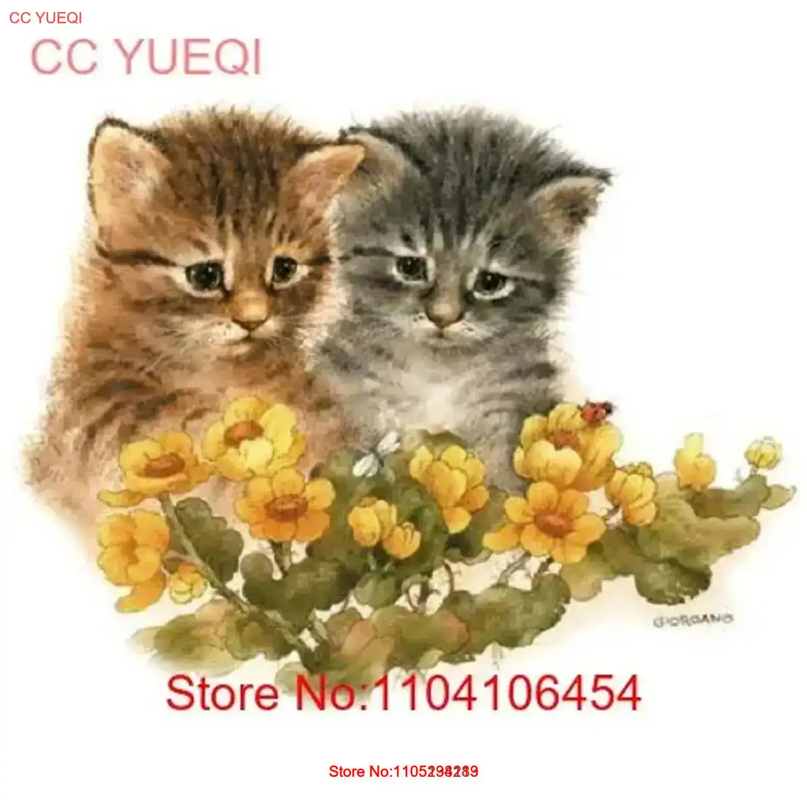 Vintage Fashion Bug - Bug Hunting Cats T Shirt Sizes
