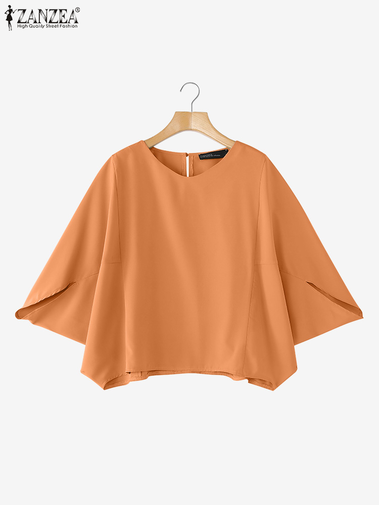 Vintage Fashion In 2025 - ZANZEA Plus Size Shirts Fashion Tops
