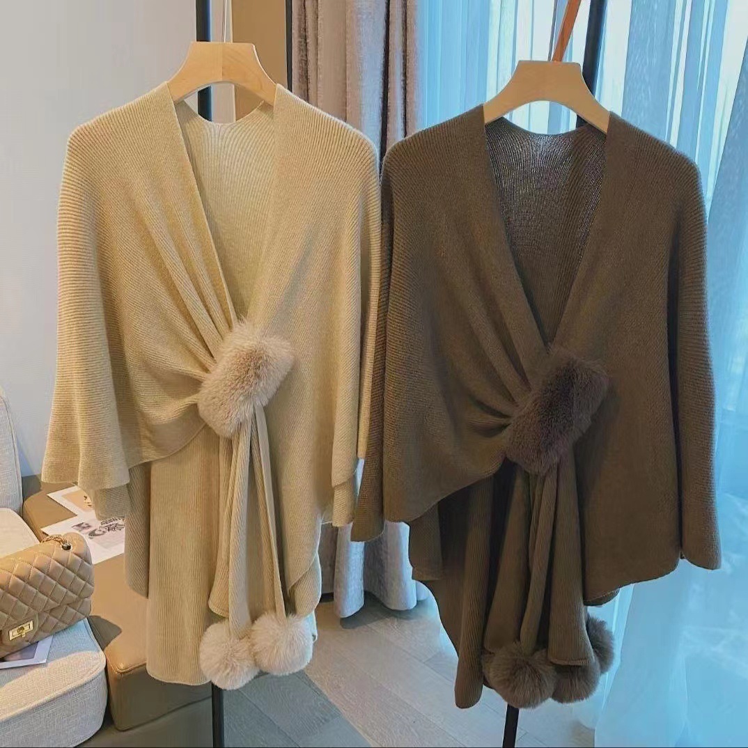 Vintage Trench Coat - Autumn New Vintage Knitted Shawl Design
