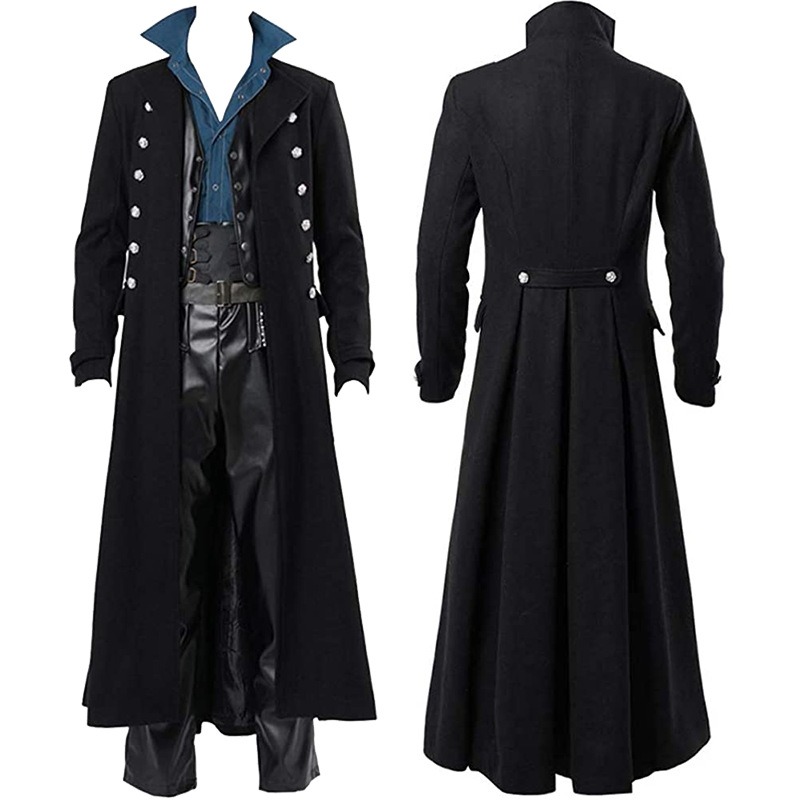 Victorian Steampunk Jacket Got - Vintage Trench Coat 리뷰 및 가격