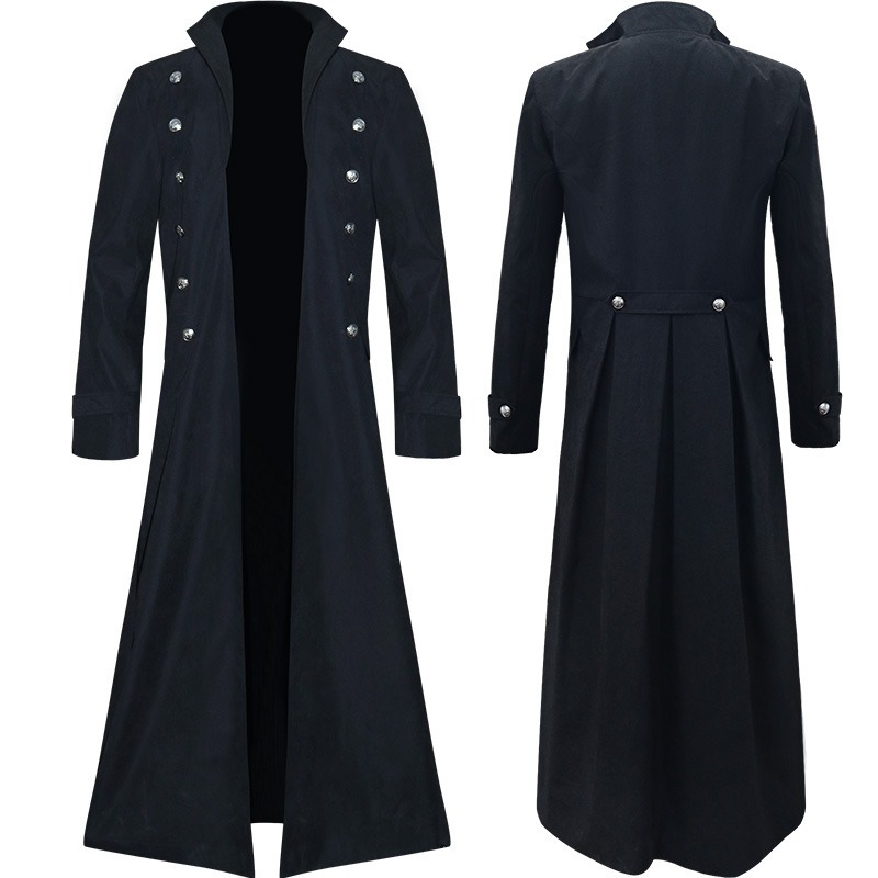 Victorian Steampunk Jacket Got - Vintage Trench Coat 리뷰 및 가격