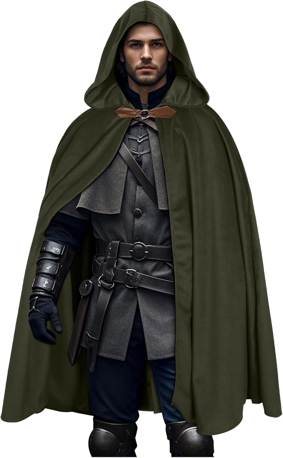 L'VOW Medieval Velvet Hooded C - Vintage Trench Coat 리뷰 및 가격