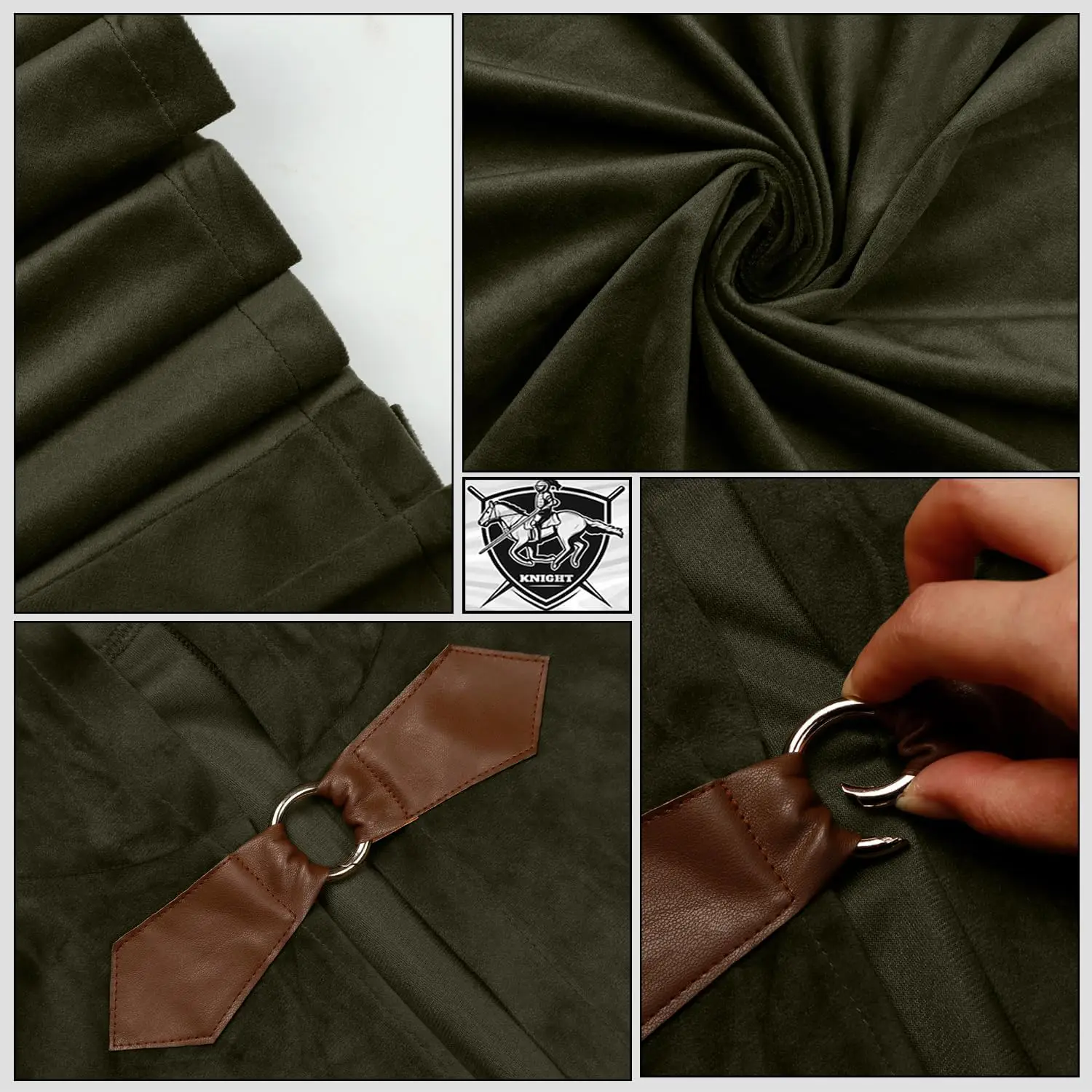 L'VOW Medieval Velvet Hooded C - Vintage Trench Coat 리뷰 및 가격