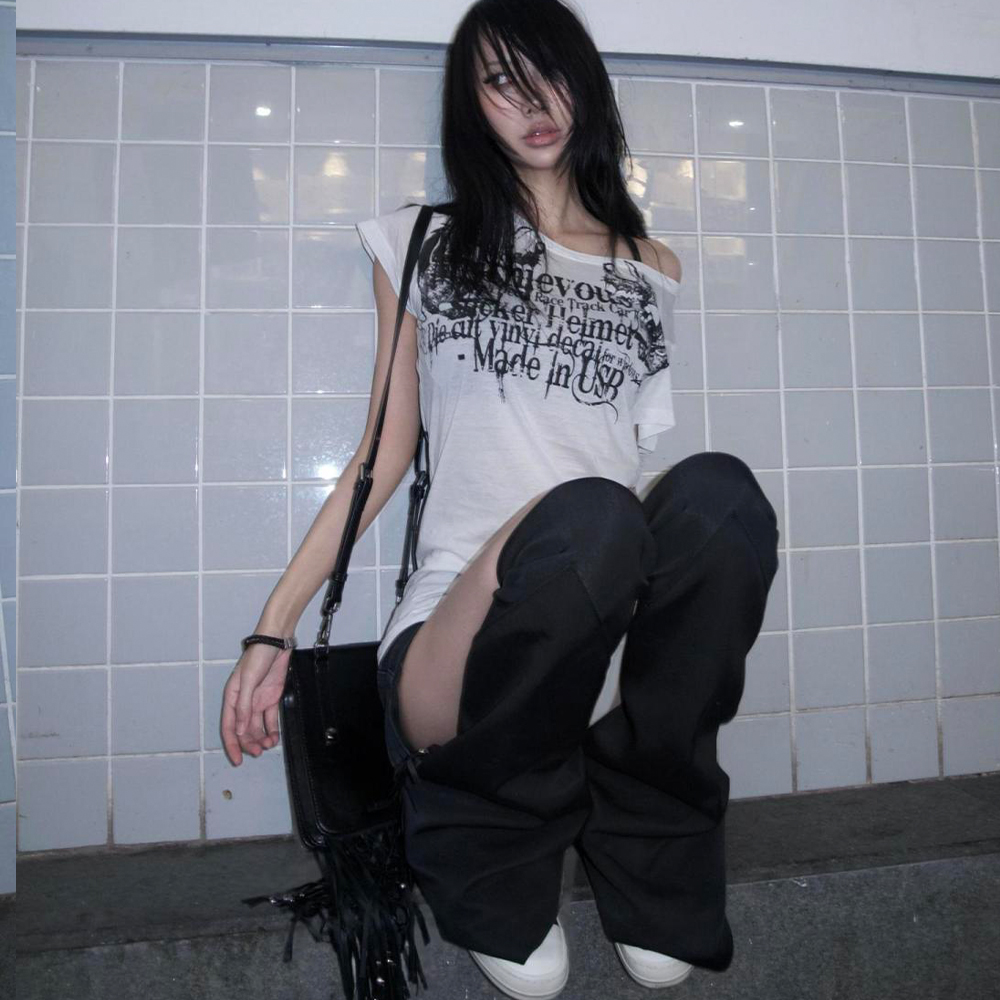 Karrram Japanese Y2K Letter Pr - Vintage Y2K 리뷰 및 가격