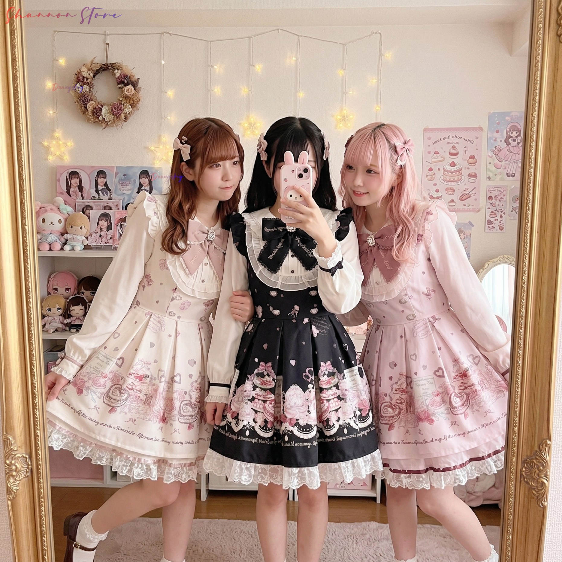 Japanese Lolita Dress Women Bo - Vintage Y2K 리뷰 및 가격