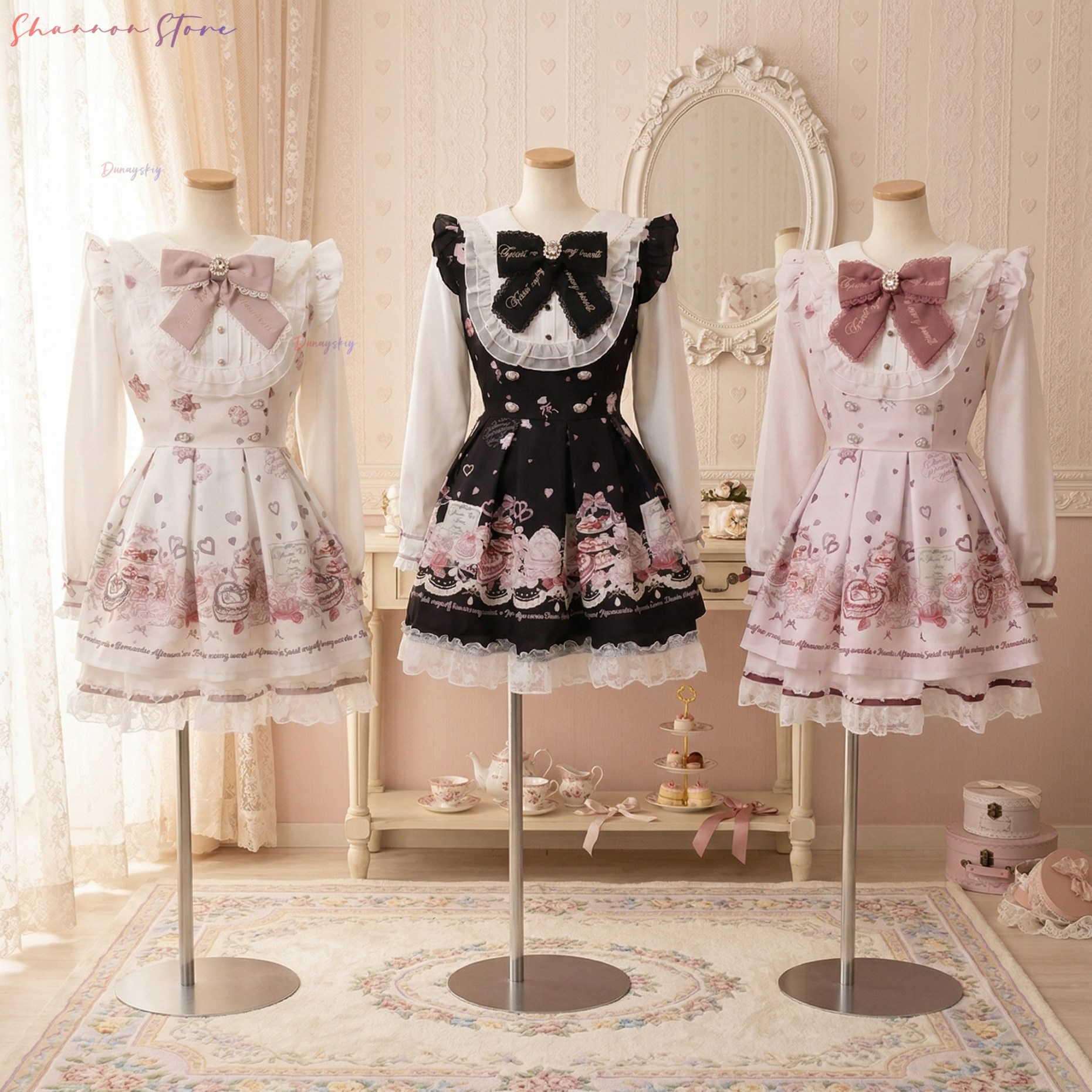 Japanese Lolita Dress Women Bo - Vintage Y2K 리뷰 및 가격