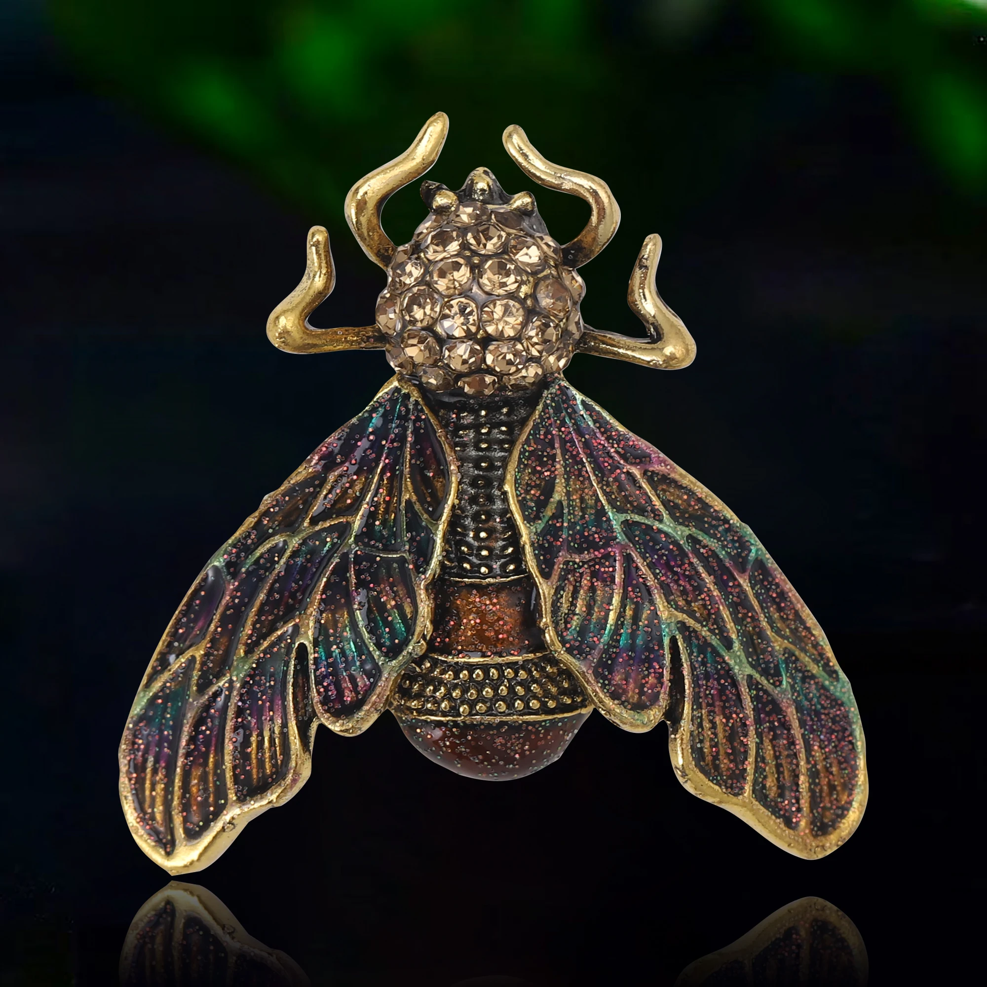 Vintage Rhinestone Bug Brooche - Vintage Fashion Bug 리뷰 및 가격
