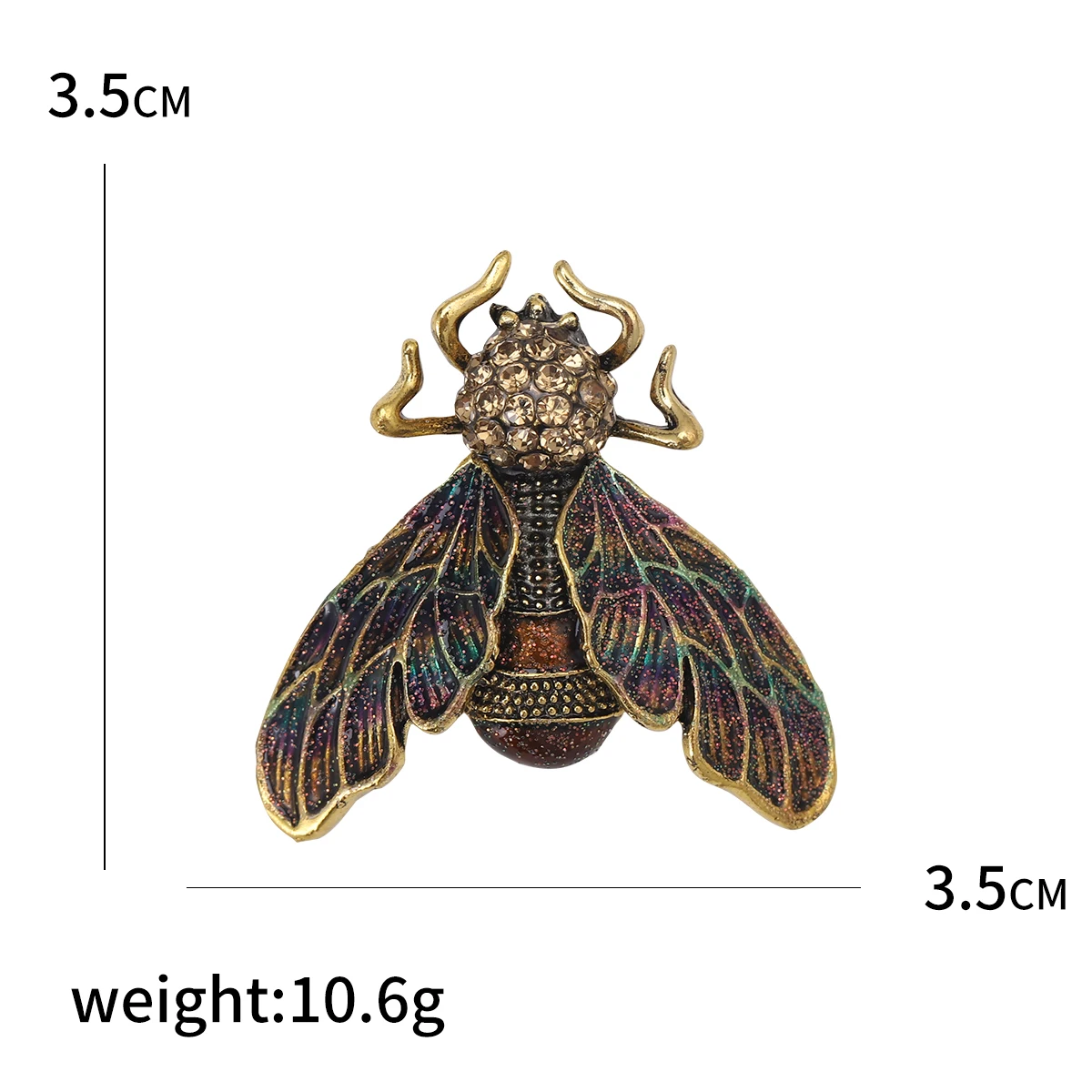 Vintage Rhinestone Bug Brooche - Vintage Fashion Bug 리뷰 및 가격