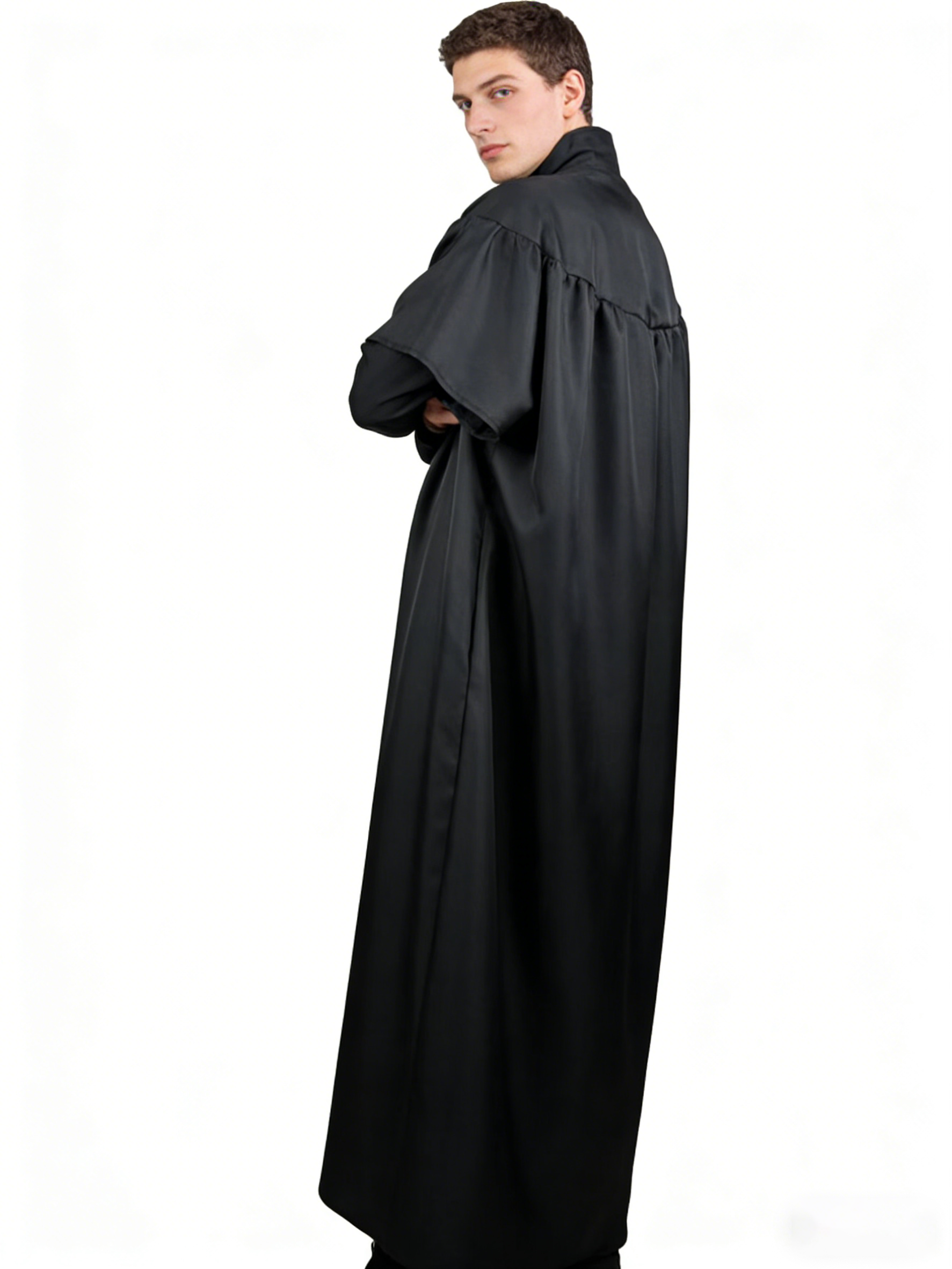 Men's Gothic Priest Cassock Ro - Vintage Trench Coat 리뷰 및 가격