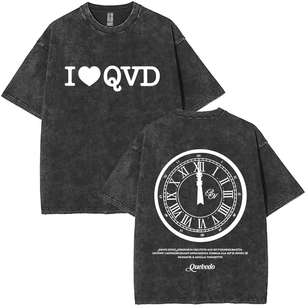 Washed Vintage Rapper Quevedo  - Vintage Fashion Trends 2025 리뷰 및 가격