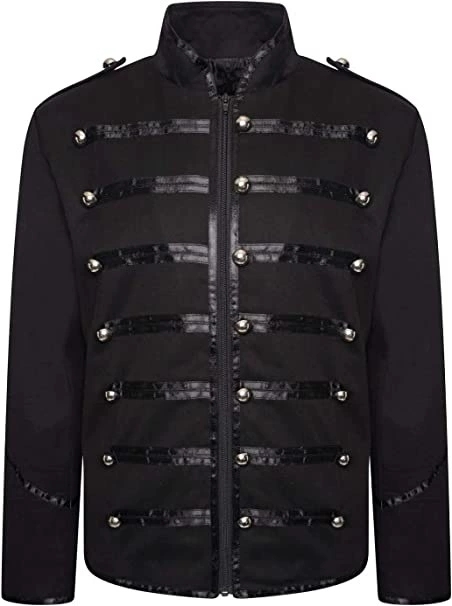 Men's Steampunk Rockstar Jacke - Vintage Trench Coat 리뷰 및 가격