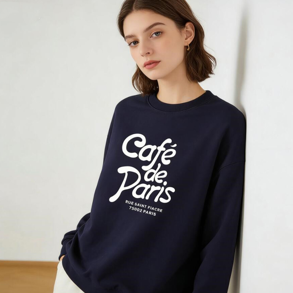 Cafe de Paris Letters Printing - Vintage Fashion In Paris 리뷰 및 가격