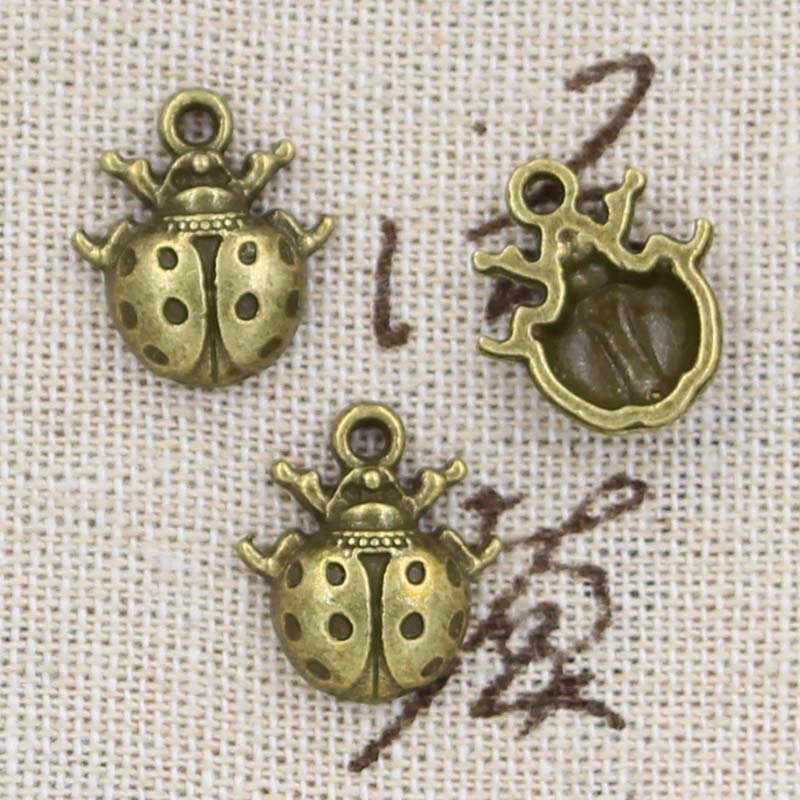 12pcs Charms Ladybug Bug 16x14 - Vintage Fashion Bug 리뷰 및 가격