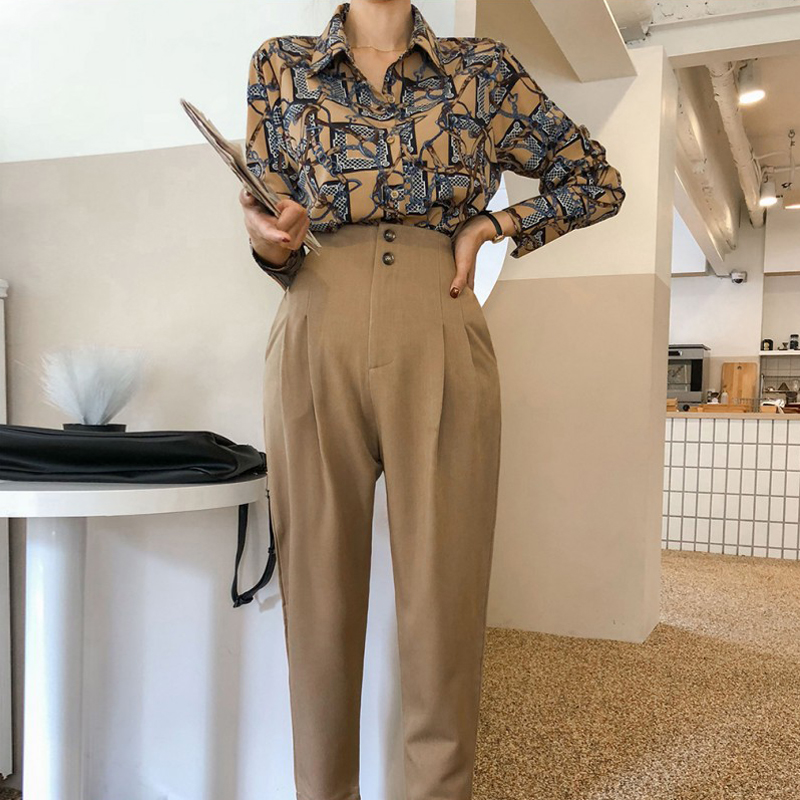 Slimming Floral Print Long Sle - Vintage Fashion Hong Kong 리뷰 및 가격