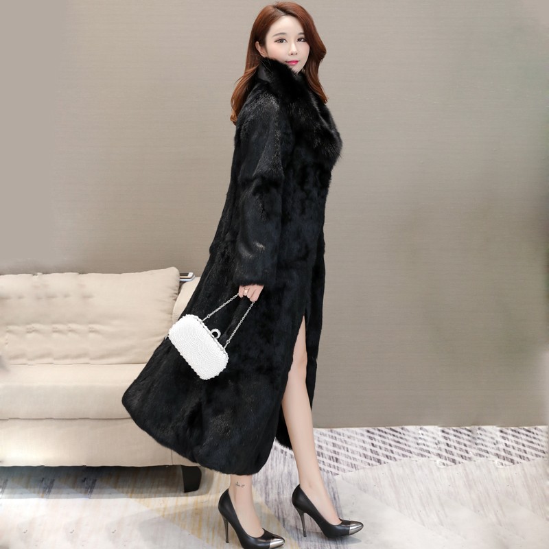 Women Real Rabbit Fur Long Coa - Vintage Trench Coat 리뷰 및 가격