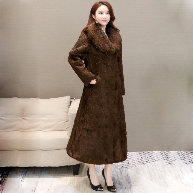 Women Real Rabbit Fur Long Coa - Vintage Trench Coat 리뷰 및 가격