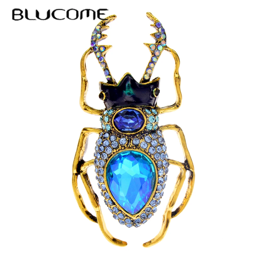 Blucome Blue Crystal Beetle Br - Vintage Fashion Bug 리뷰 및 가격