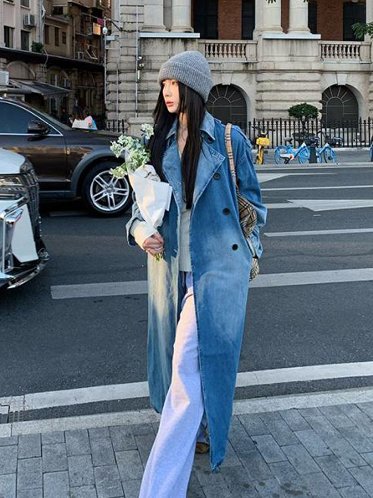 Hong Kong style double breaste - Vintage Trench Coat 리뷰 및 가격