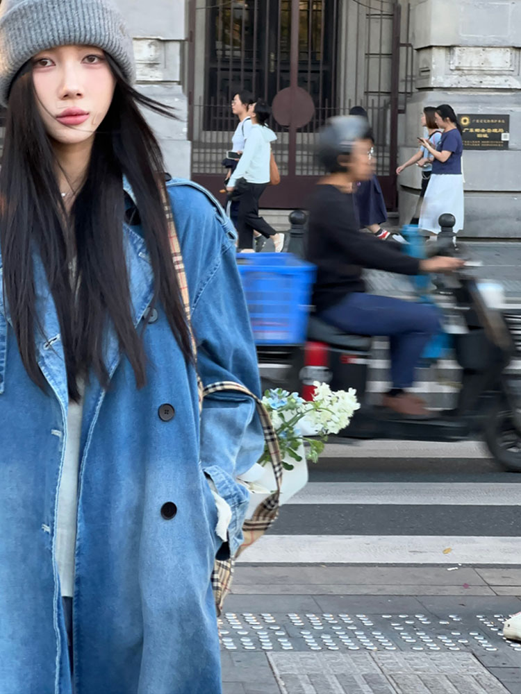 Hong Kong style double breaste - Vintage Trench Coat 리뷰 및 가격