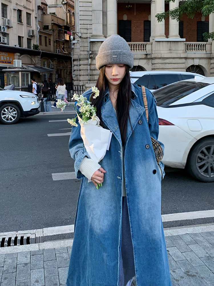 Hong Kong style double breaste - Vintage Trench Coat 리뷰 및 가격