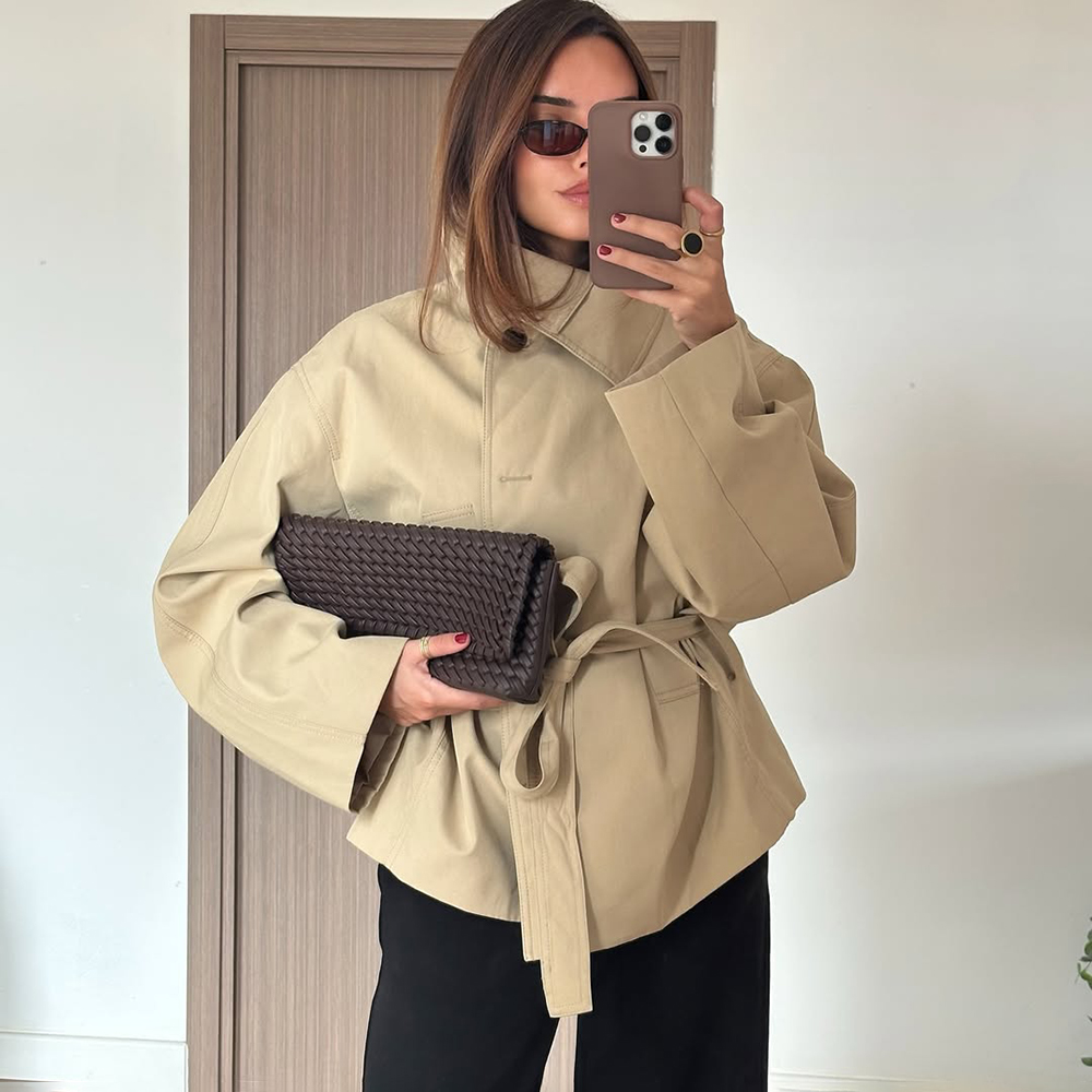 Tuularose Women's Shorts 2 Pie - Vintage Trench Coat 리뷰 및 가격