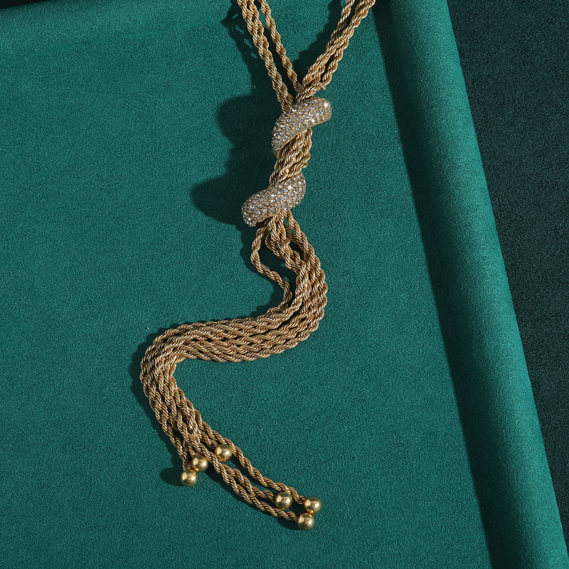 4mm Rope Chain Necklace Gold C - Vintage Fashion Trends 2025 리뷰 및 가격