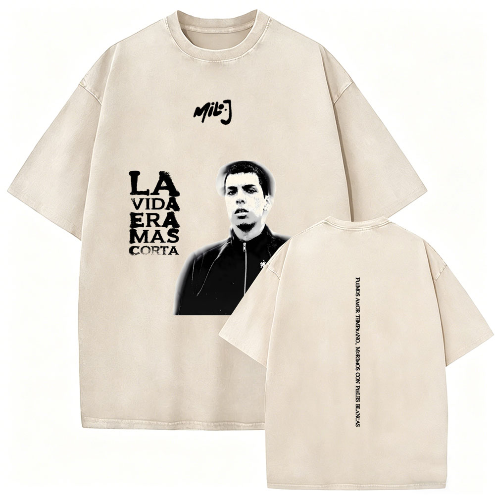 Washed Vintage Rapper Milo J L - Vintage Fashion La 리뷰 및 가격
