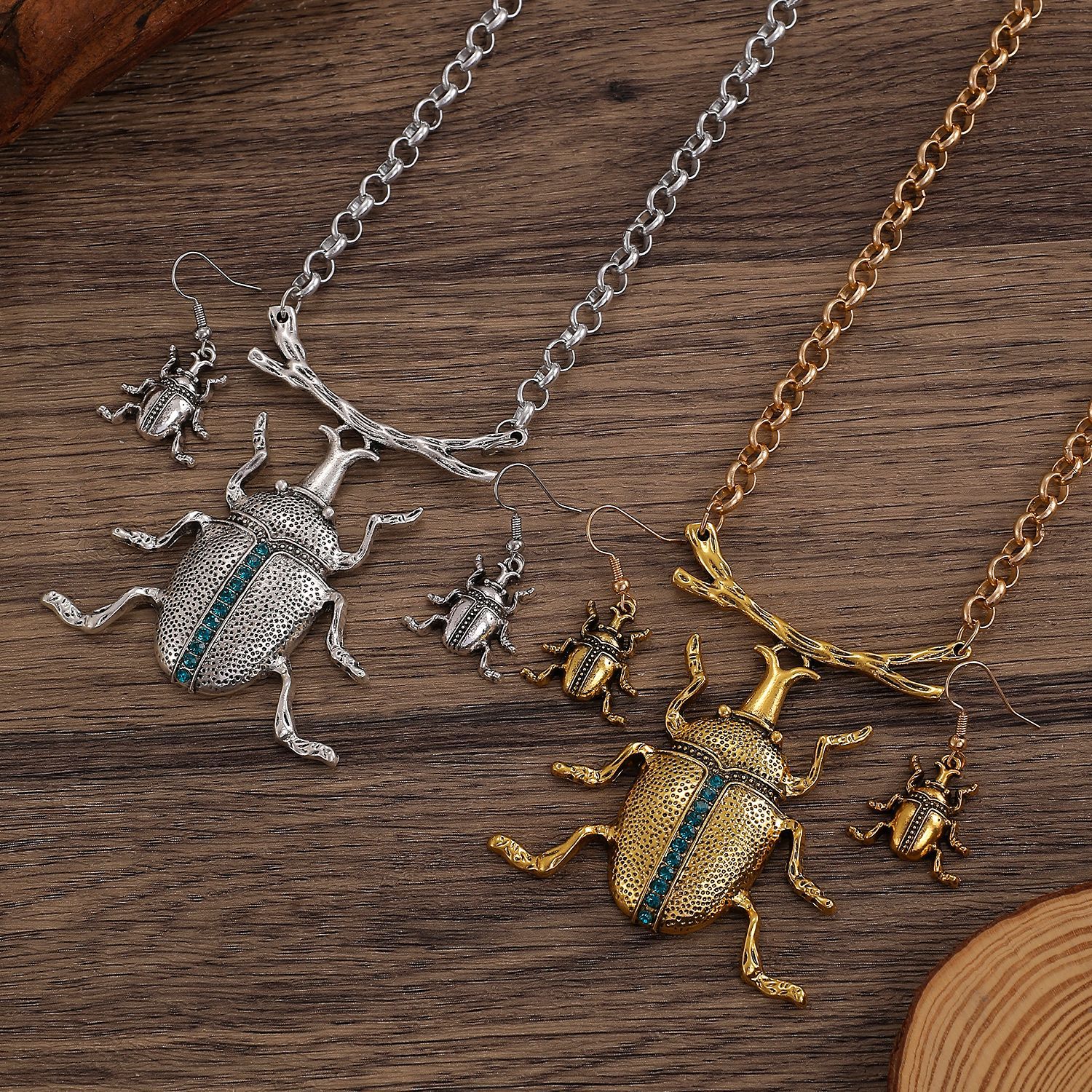 Beetle Pendant Necklace Women  - Vintage Fashion Bug 리뷰 및 가격