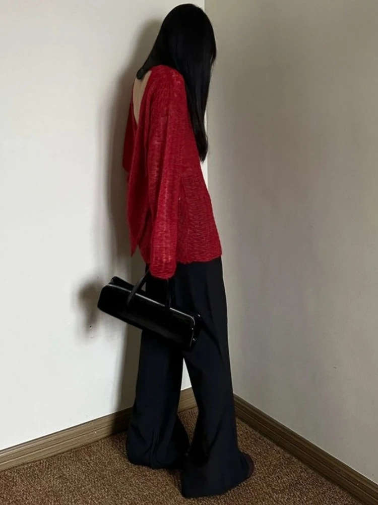 Y2K See-Through Knitted Women' - Vintage Y2K 리뷰 및 가격